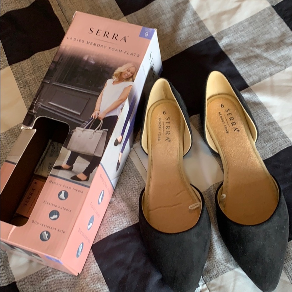 Serra black flats